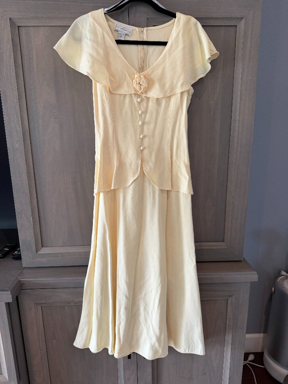 Jessica McClintock - Vintage Dress - 80's - Size 8